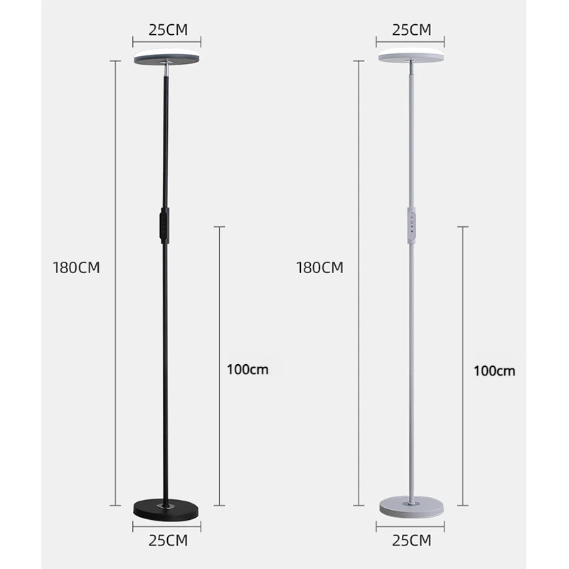 Imagem -06 - Led Eye Proteção Lâmpada de Assoalho Brilhante e Minimalista Criativo Nórdico Moderno Ins Estudo Quarto Simplicidade Vertical Sala de Estar