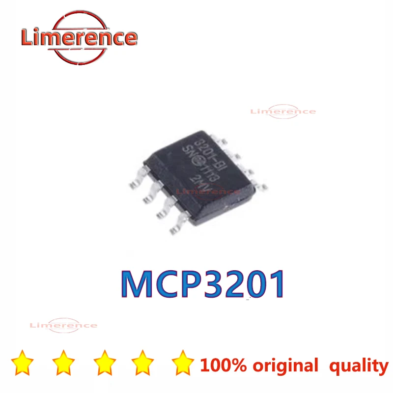 1pcs/lot MCP3201 MCP3201-BI/SN 3201-BI SOP8