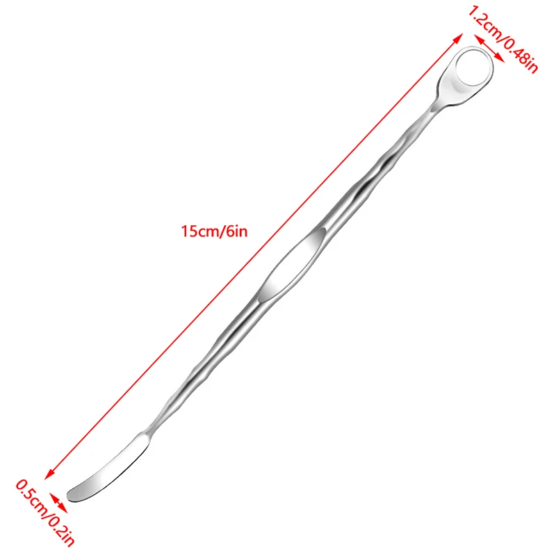 BA10 Łopata do zaskórników Clean Nose Scrape Sebum Acne Needle Ręczne narzędzie do wyciskania zaskórników Specjalna łopata do włosów Akcesoria do mieszków włosowych