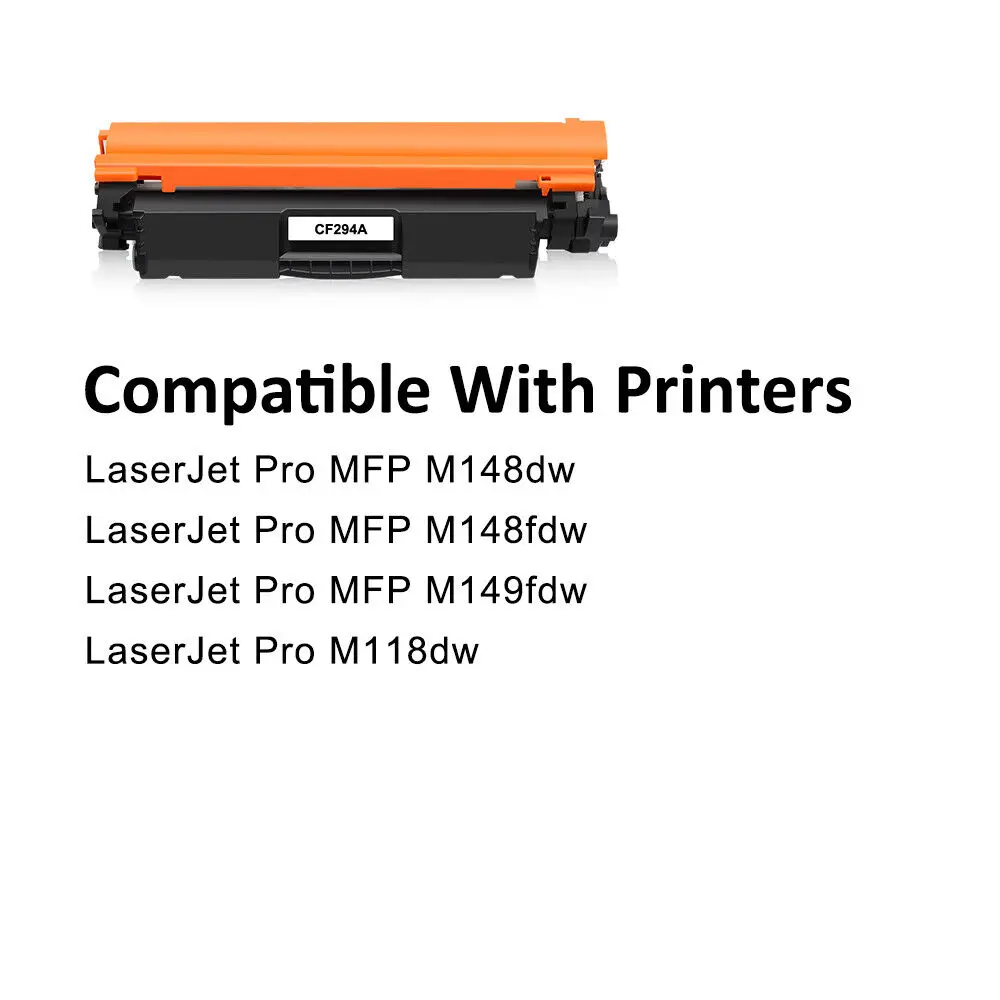 Cartucho de toner cf294a 94a preto para hp laserjet pro m118dw m148dw m149 novo