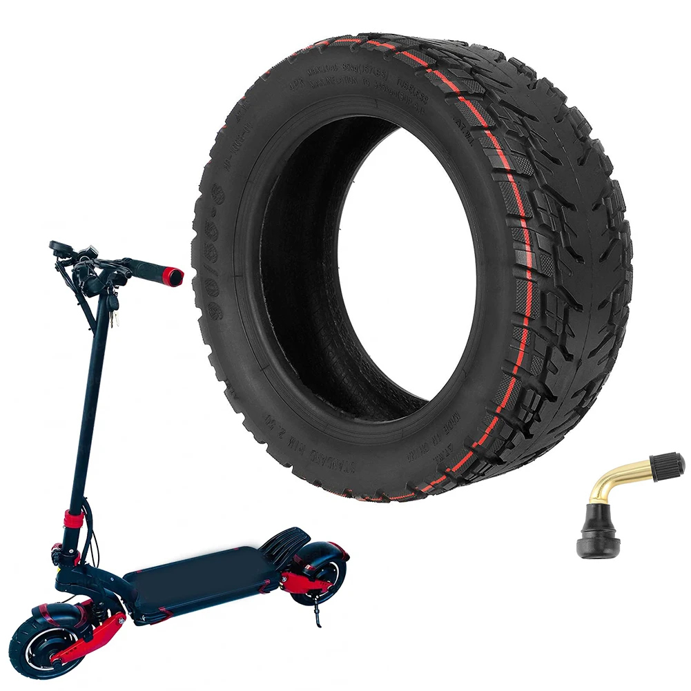 

10 Inch 10x3.0 Electric Scooter Tubeless Tyre 90/55-6 Off-Road Tire 255x80 Tires Replace Parts Electric Scooter Accessories