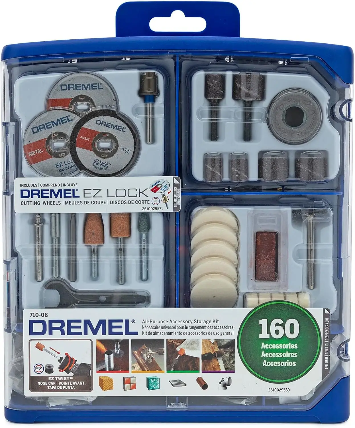 12V Lithium-Ion Battery Brushless Motor Cordless Rotary Tool Bundle with All-Purpose Accessory Kit (2 Items)