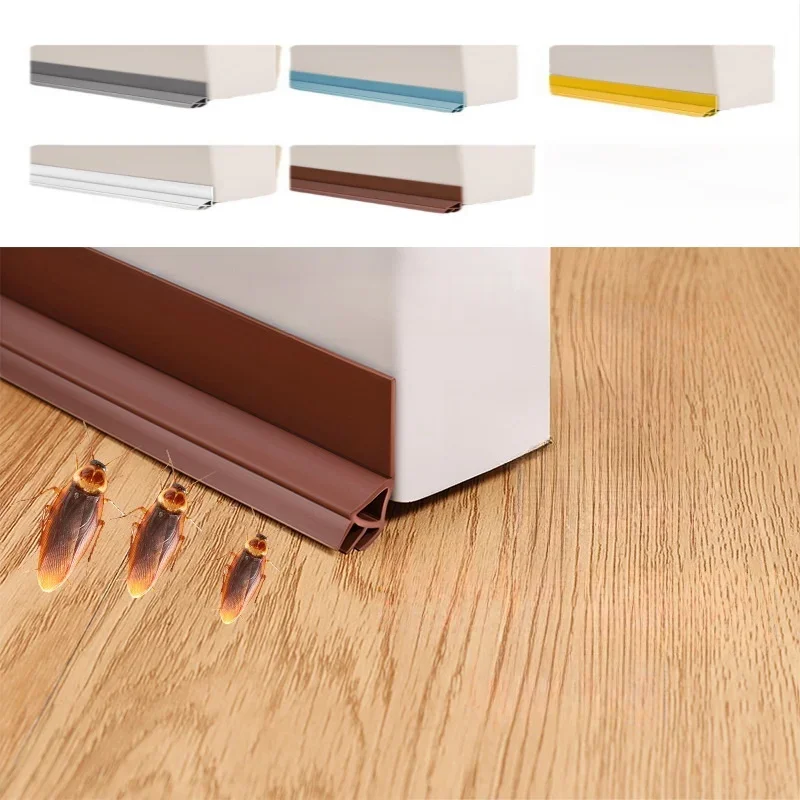 

Уплотнительная лента для дверного пробка и оконный зазор, новая звукоизоляционная ветрозащитная звукоизоляционная нижняя полоса для спальни, водонепроницаемая ветрозащитная наклейка