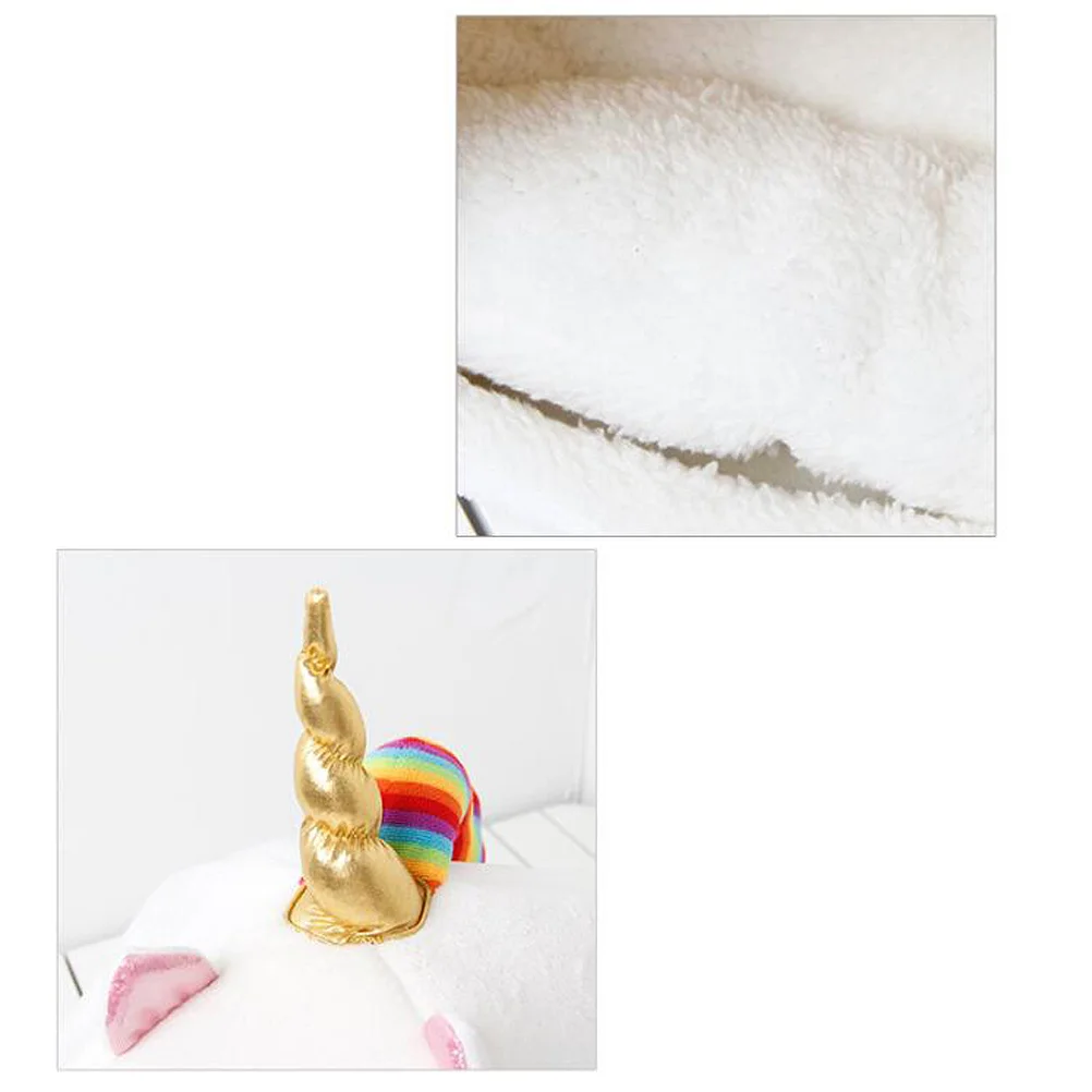 

Unicorn Pet Warm Sleep Bed Winter Soft Comfortable Hamster Rabbit Squirrel Nest White Size L Small Animal Bed Mat