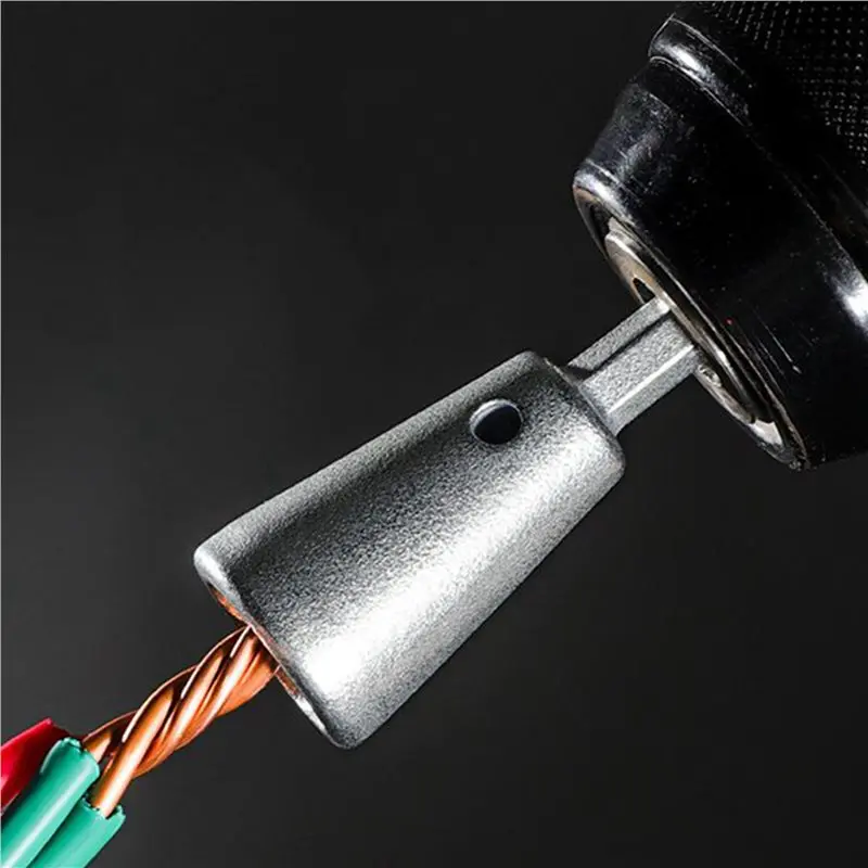 Wire Twister Tool For Drill 8Pcs Drill Wire Twister Spin Twist Wire Connector Nut Twister For Cable Quick Stripping-[A04I Tools]