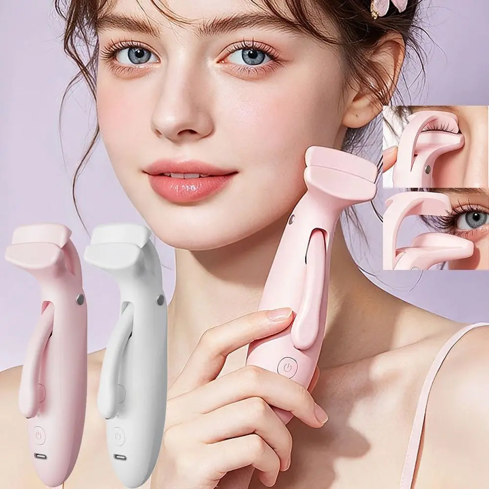 Fast Heating Electric Eyelash Curler Quick Preheating Long Lasting Curl Thermal Eyelash Bending Machine Portable