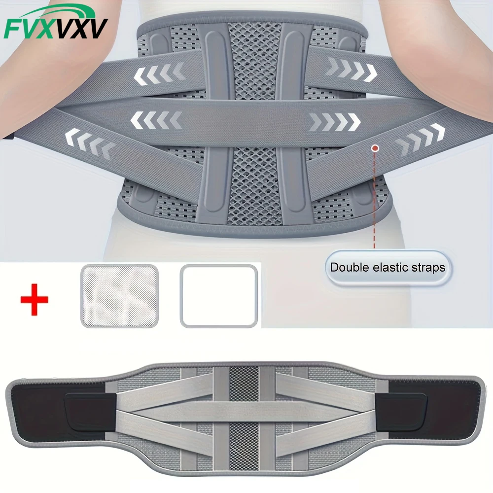 

1PCS Back Braces for Lower Back Pain Relief with 4 Stays,Breathable Back Support Belt for Men/Women for Work,Herniated Discs,