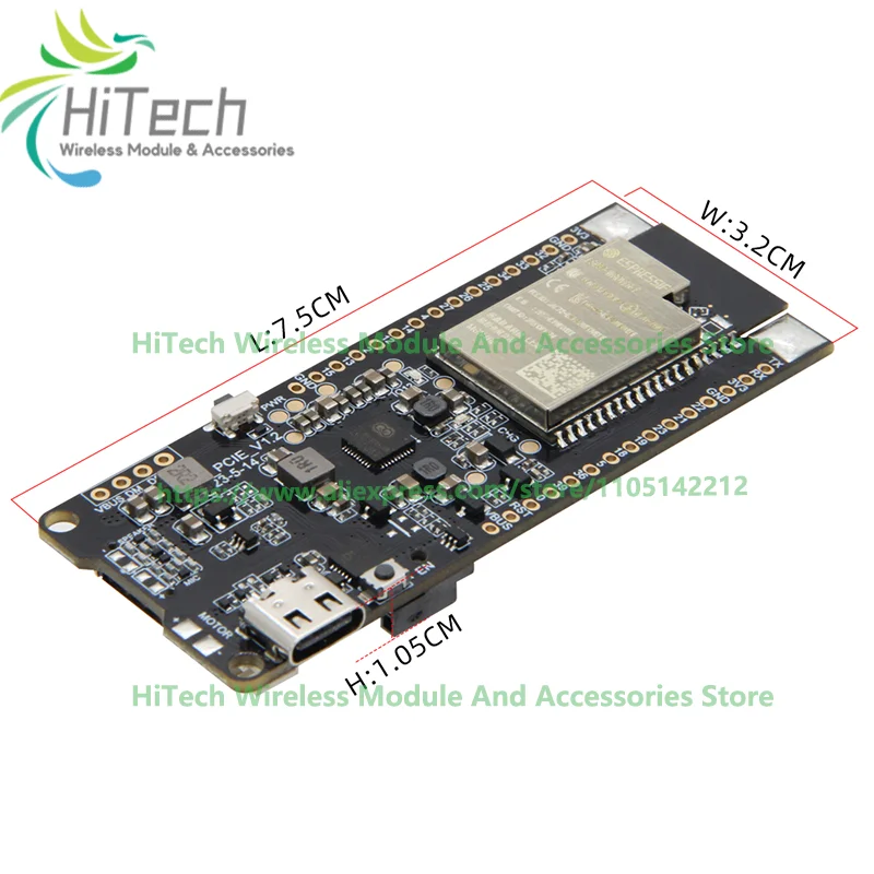 T-PCIE ESP32 4G CAT1 CAT4 GPS SIM7070G SIM868 SIM7080G SIM7020G A7608E A7608SA A7670E A7670G Development Board PMU 2G 3G NB-IOT