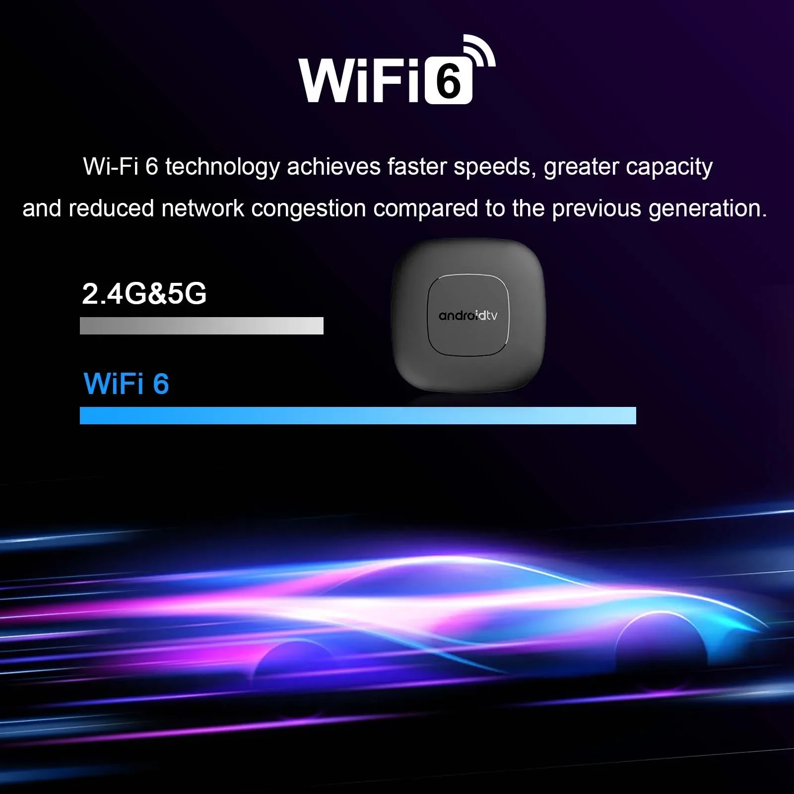 HOT Mortal T1 Android13 Smart TV Box AllwinnerH313 Support BT5.0 Dual WiFi Chromecast 4K Voice Control Televisor Multi-language