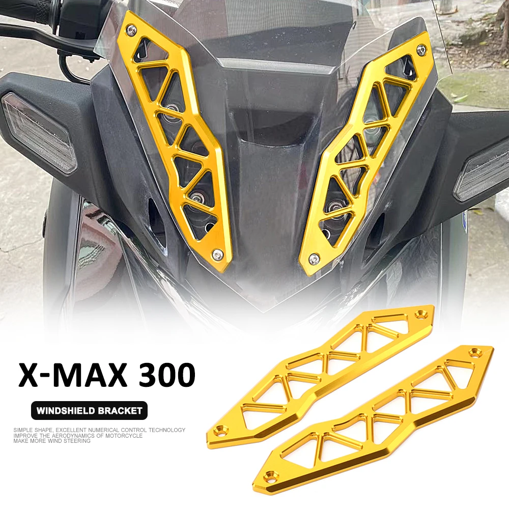 

Motorcycle For Yamaha X-MAX 300 X-Max 300 XMAX 300 XMAX300 2023 2024 Windscreen CNC Windshield Bracket Support Holder kits