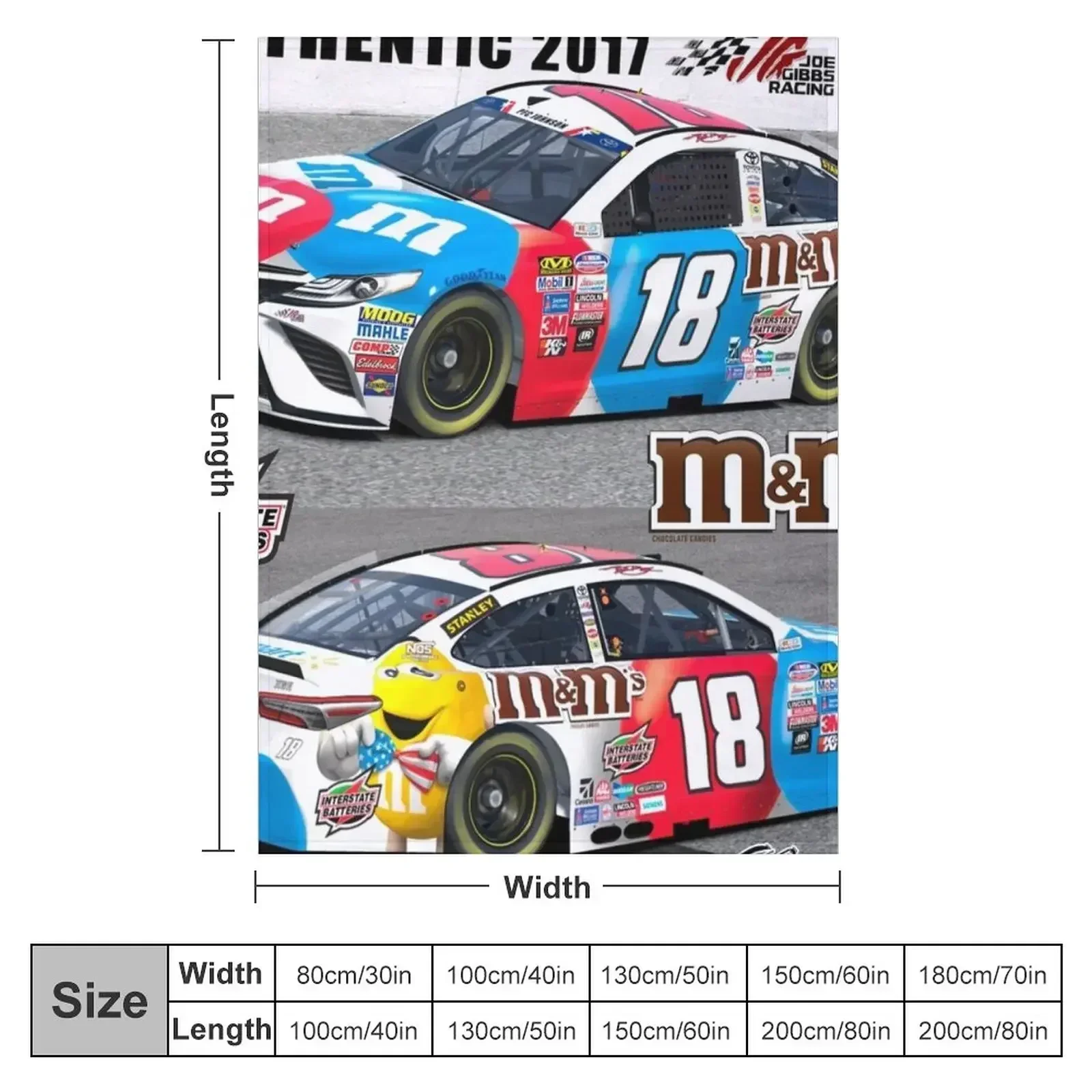 kyle busch Throw Blanket halloween Flannels Luxury Designer Custom Blankets