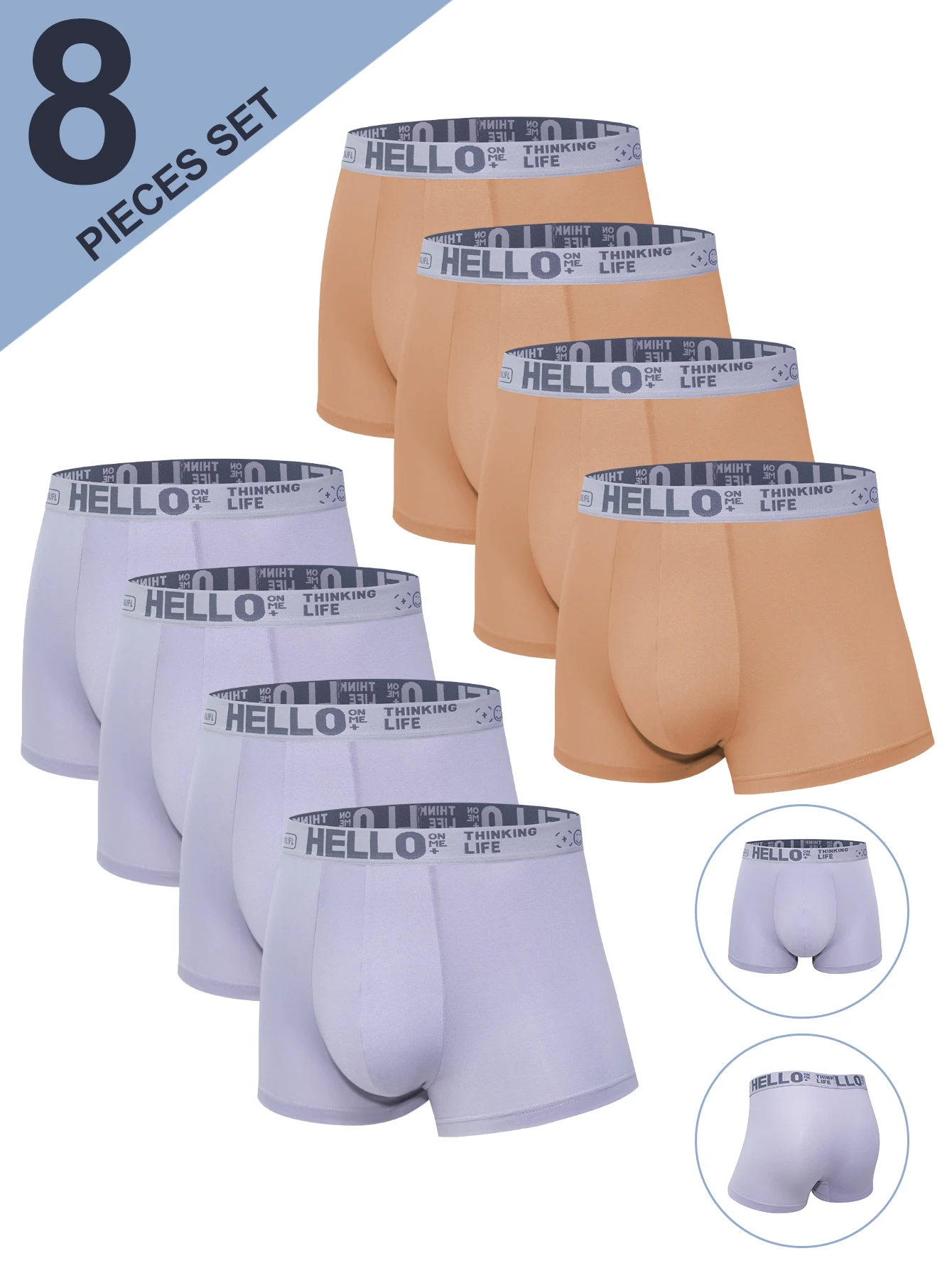 8 Buah Celana Dalam Boxer Pria Celana Dalam Huruf Celana Dalam Seksi Celana Dalam Nyaman Bersirkulasi Lembut Celana Boxer Ukuran Besar