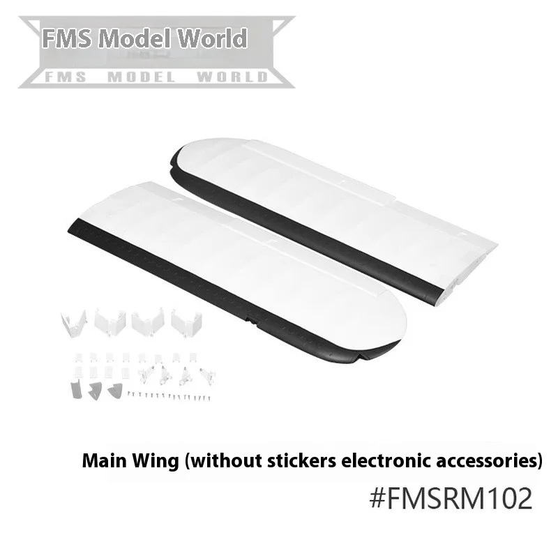 Fms 1700mm Pa-18 Aircraft Complete Set Of Accessories, Fuselage, Main Wings, Flat Tail Propeller, Battery Cover, Motor Frame