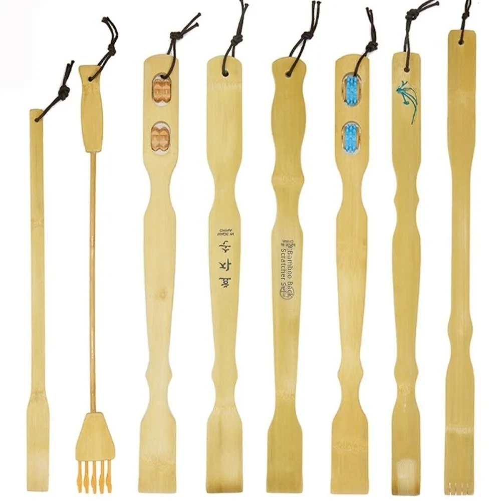 Durable Massager Back Scratcher Multistyles Bamboo Backscratcher Wooden Scratching 41.5~46.5cm Backscratcher Massager