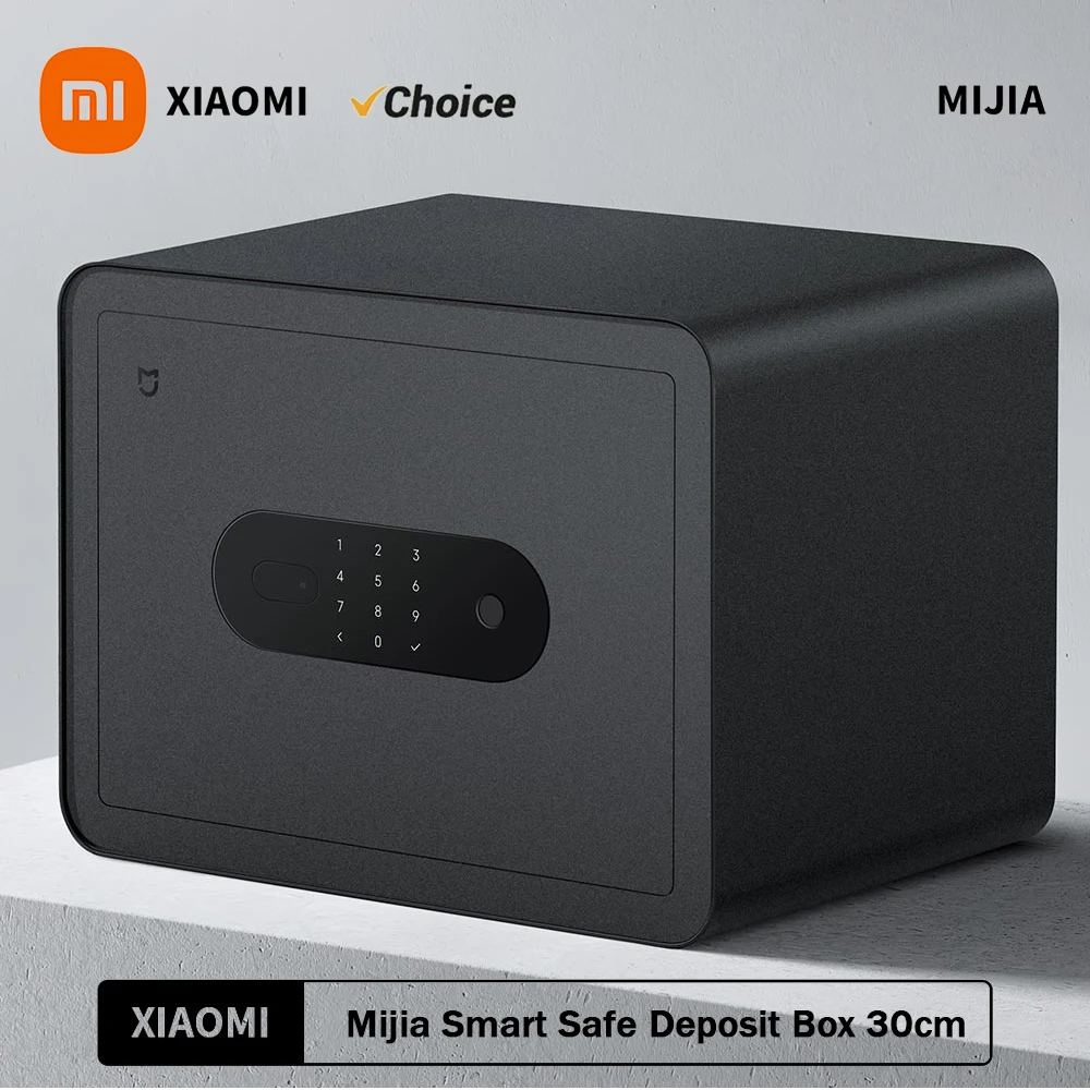 

Новый умный сейф Xiaomi Mijia, разблокировка отпечатков пальцев, работа с приложением Mijia, 65Mn, стальная пластина с защитой от сверления, предупреждение о вибрации