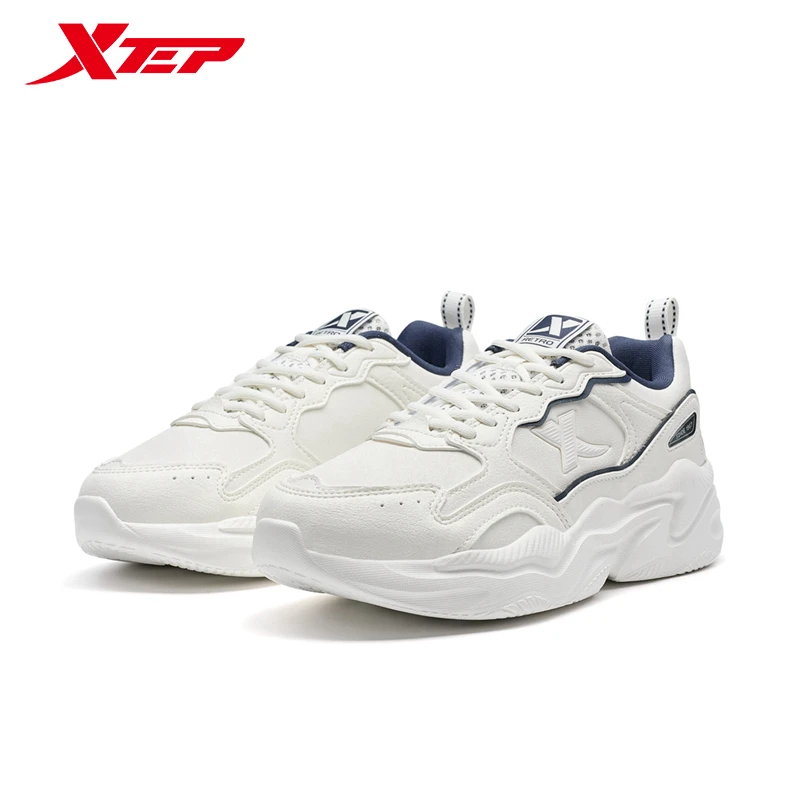 Xtep Sports Shoes For Women 2024 Autumn Fashion Comfortable Casual Shoes Increase Durability Leisure Outdoor Shoes 876318320020