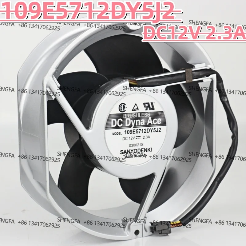 Coolingfan Sanyo 5V 24V 48V 17251 172X150X51MM 17CM High speed Industrial computer Aluminum frame 109E5712DY5J2 DC12V 2.3A