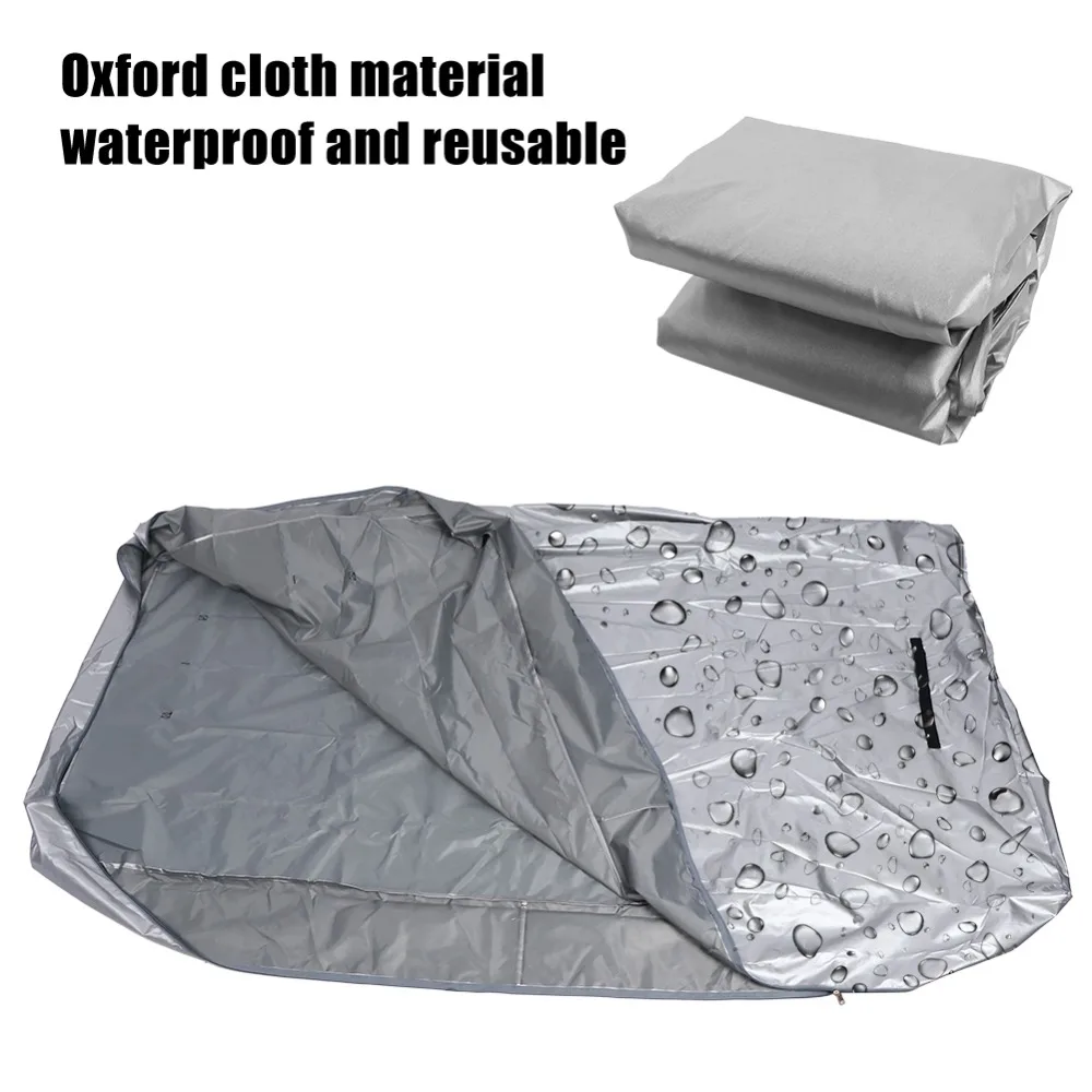 210D Waterproof Oxford Cloth Mattress Moving Bag Silver Different Sizes Reusable Mattress Cover Portable Furniture Transport Bag