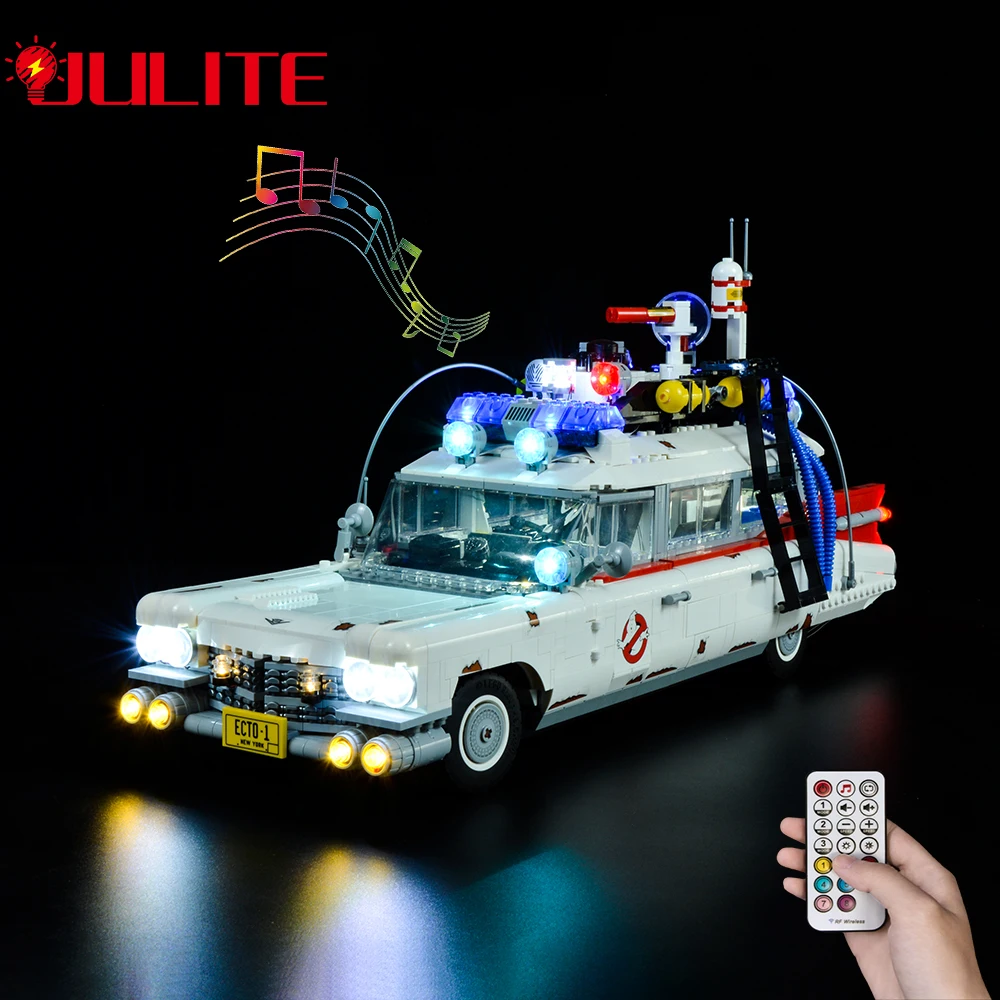 LED Light Set For 10274 Creator Ghost Busters ECTO-1 For ducational Car  Blocks  DIY Toys Set (Not Included Building Blocks)