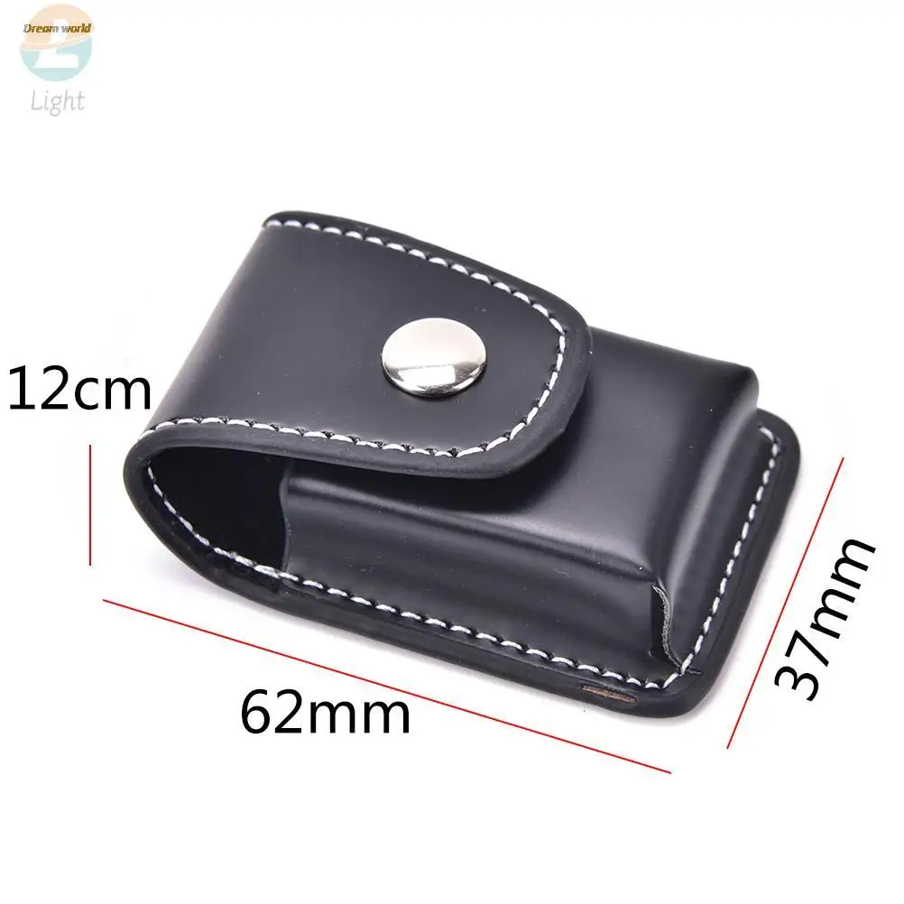 1Pc Small Box Case For Super Match High Leather Cover Men Windproof Zippo Cigarette Lighter Gift Box Holder Bag