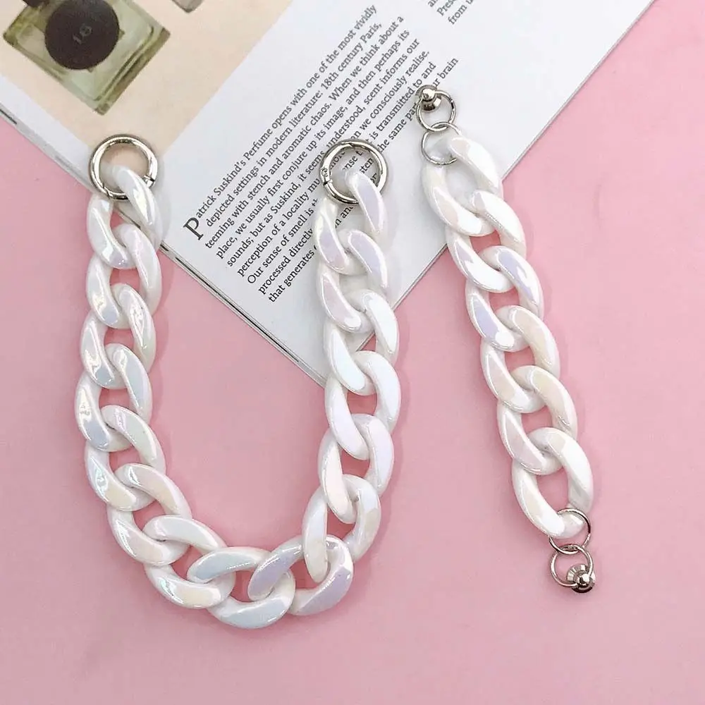 Acrylic Chain Link Phone Case Drop Hanging Chain Phone Fall Prevention Mobile Phone Chain Phone Loss Prevention Strap