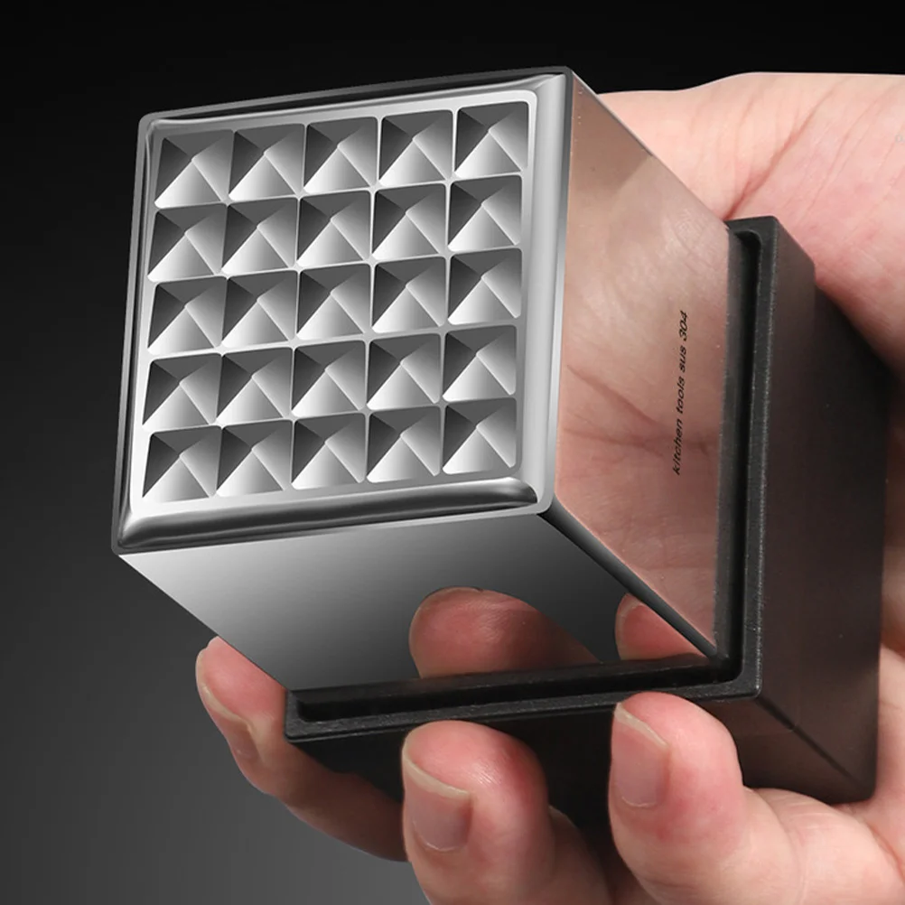 

Stainless Steel Double Sided Meat Tenderizer Heavy Duty Meat Hammer Kitchen Mallet Tool for Tenderizing Beef Chicken Cooking