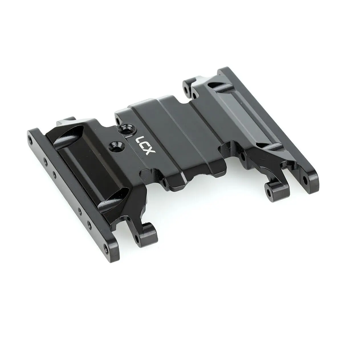 LCX Racing 1/10 RC Crawler Aluminum Skid Plate Transmission Mount for Axial SCX10 II 90046 90047 Upgrades Parts Accessories