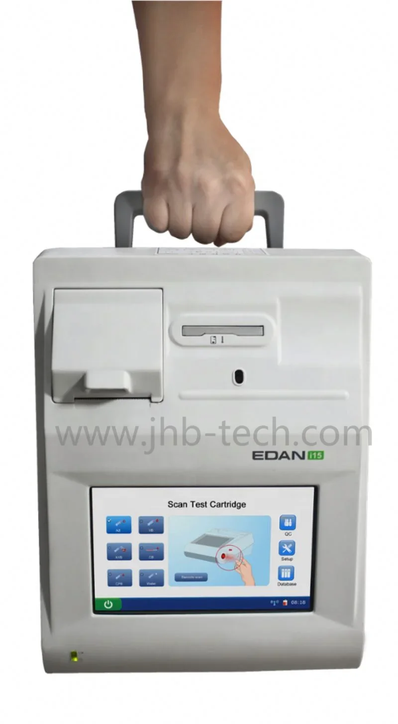 Portable  Auto-Sampling Chemistry Analysis Edan i15 POCT Blood Gas Analyzer Price LAB MACHINE