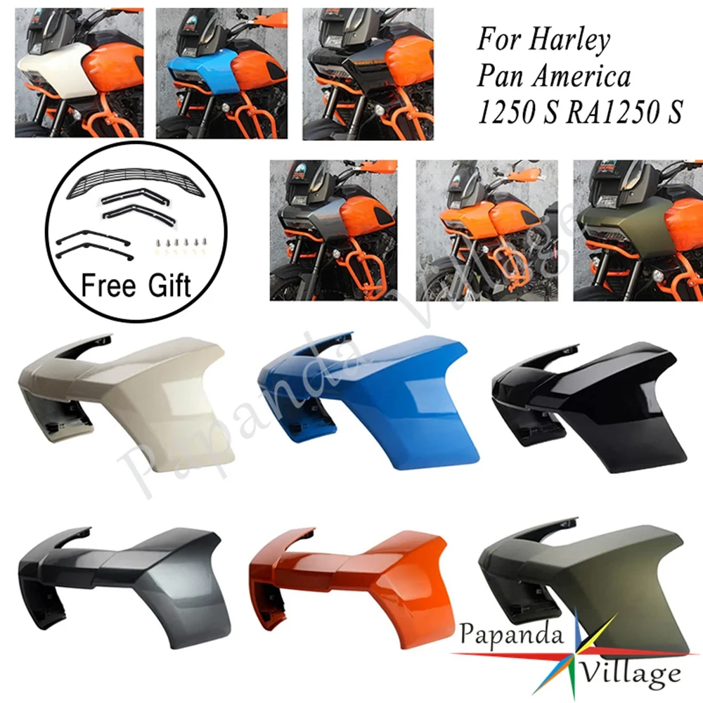 Motorcycle Head Lights Protector Cover Guard For Harley Pan America 1250 RA1250 RA1250S 21-24 PA Plastic Headlight Front Fairing