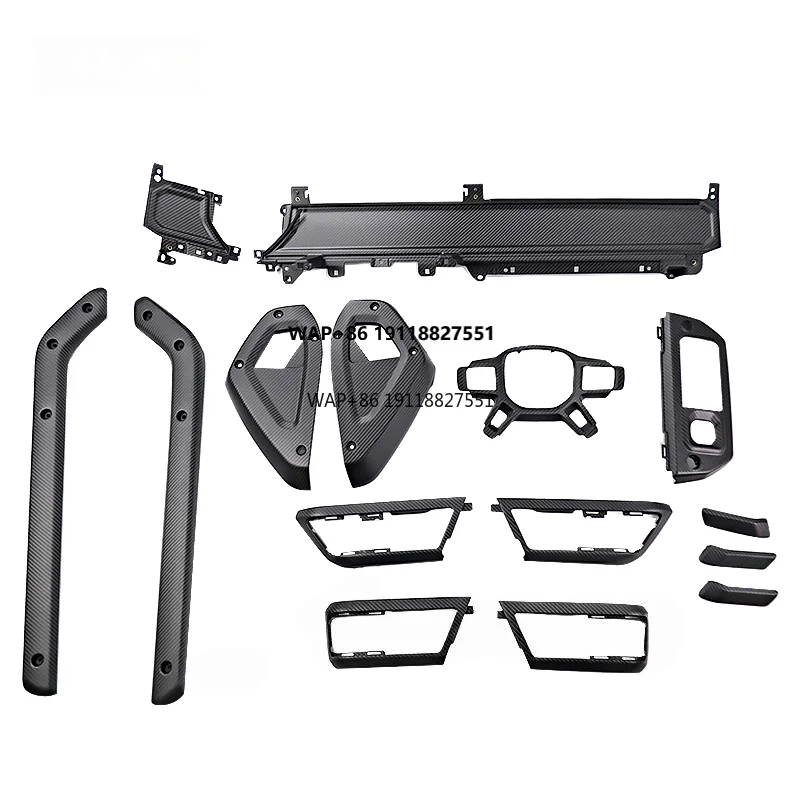 

Accessories Car Dry Carbon Fiber Interior Kit Suitable forDefender 90/110/130 2020-2024 Interior Trim Strip