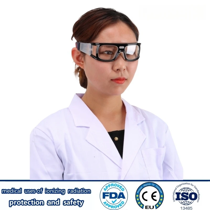 X-ray protective 0.5/0.75mmpb lead spectacles radiology department ionizing radiation protective anti falling lead glasses