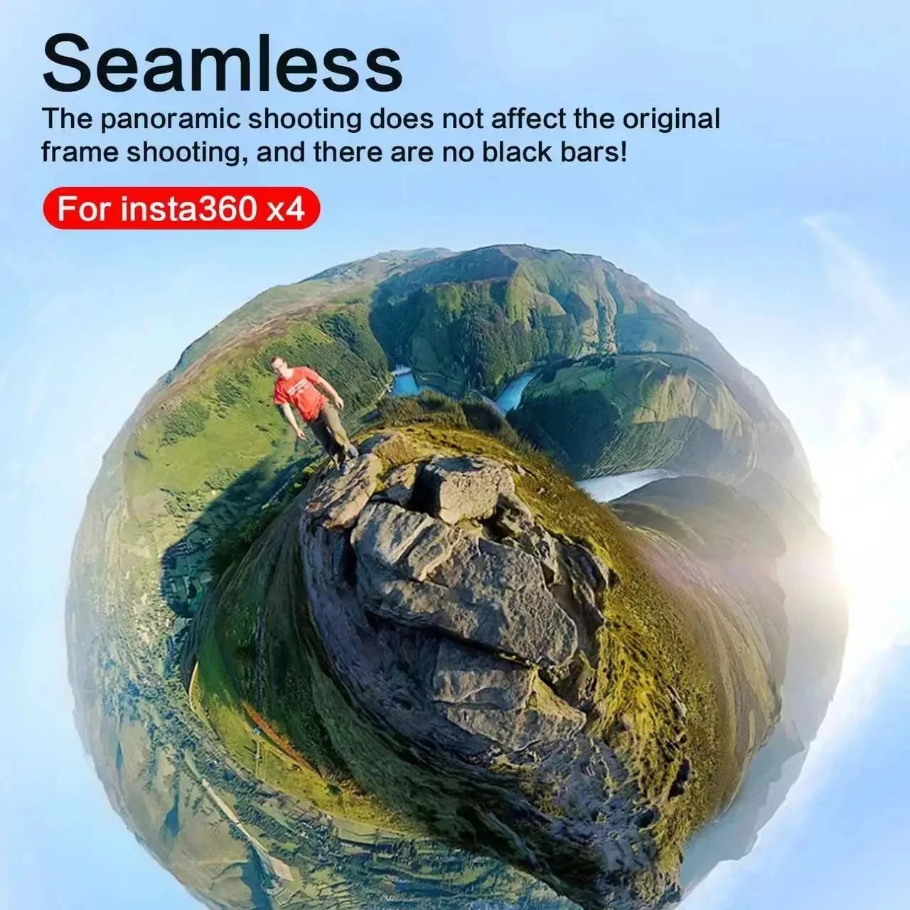 Insta360 X4 회전 스크래치 방지 하이 퀄리티 렌즈 보호대 캡, Insta 360 X4 보호 가드 액세서리