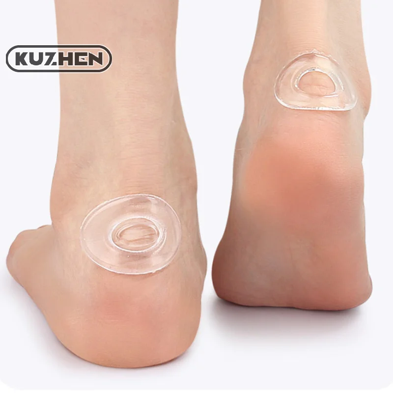 Almohadillas impermeables para los dedos de los pies, almohadillas de Gel ovaladas para los callos, pegatinas reutilizables para los pies, Protector de callos, 4 piezas