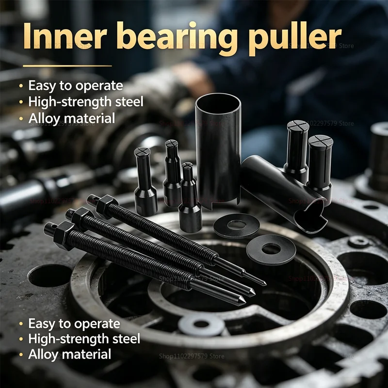 

9-23mm Motorcycle Bearing Puller Set Bicycle Inner Bearing Extractor Hand Tool for Wheel Gear Remover Repair Shop or Garage Use