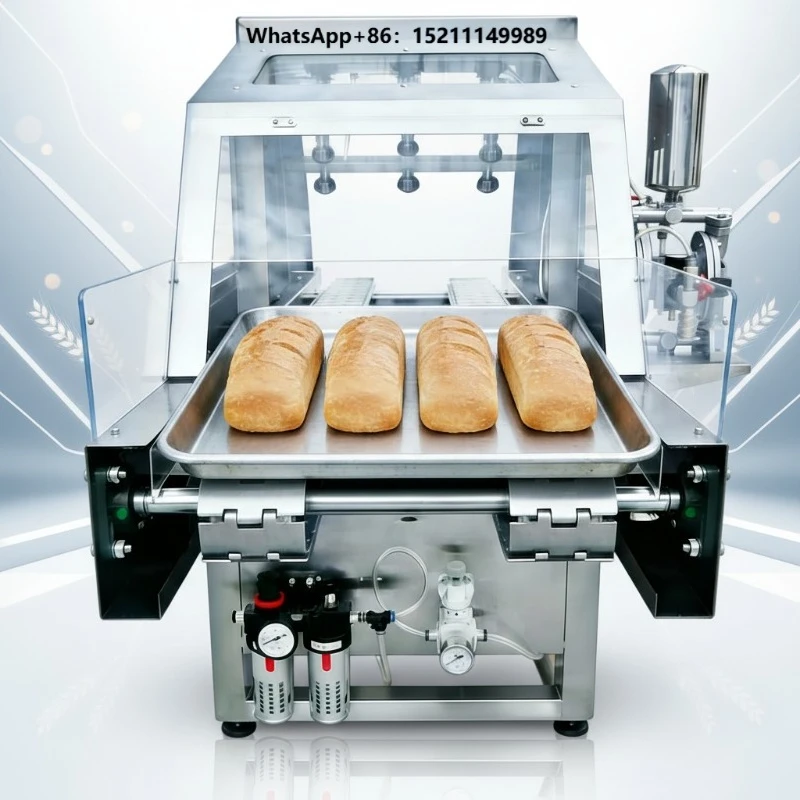 Stainless Steel Automatic Oil Coating Equipment for Mooncake Buns  and Baked Food Making