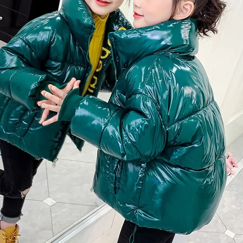 New  Winter  Jacket  Girls  Kids thickness  Short   cotton-padded   Children   Girls Winter Coat  2021WT001