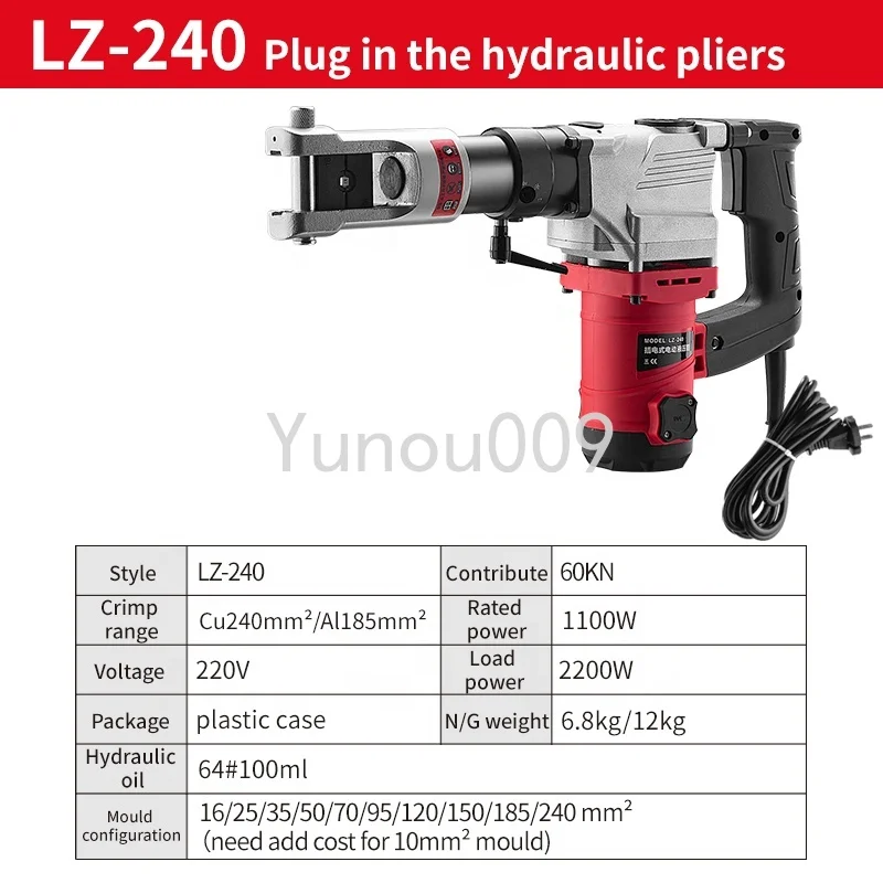 240/300/400 Electro Hydraulic Crimping Plier XC - LZ