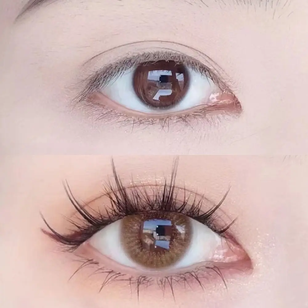 Professionelle natürliche falsche Wimpern einfache Vielfalt Wispy Wimpern Buch Manga große Kapazität Segmente Cluster Wimpern Frauen