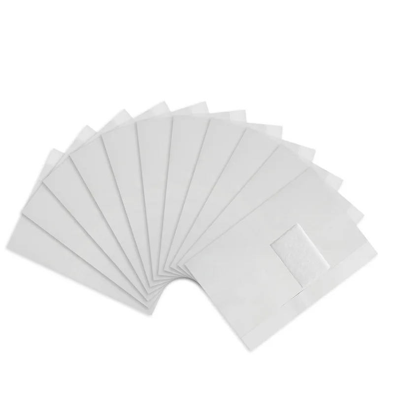 أغطية رقائق الأظافر مع وسادات قطنية، مشابك مزيل طلاء الأظافر من الألومنيوم لأظافر الجل والأكريليك، عبوة 50/100 قطعة #5