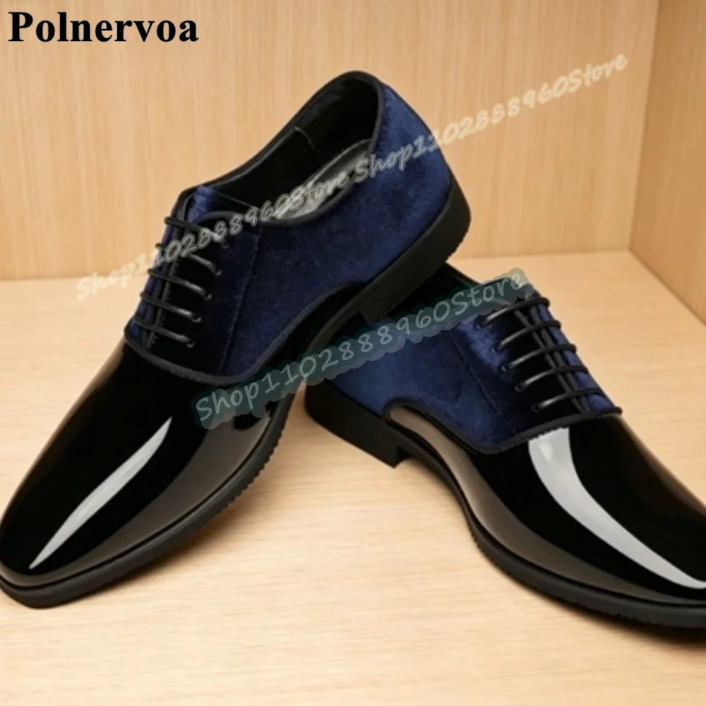 

Trending Business Mixed Patchwork Cross Tied Men Pumps Flats Formal Shoes For Men Slip On Banquet Fashion Catwalk 2026 Men Pumps