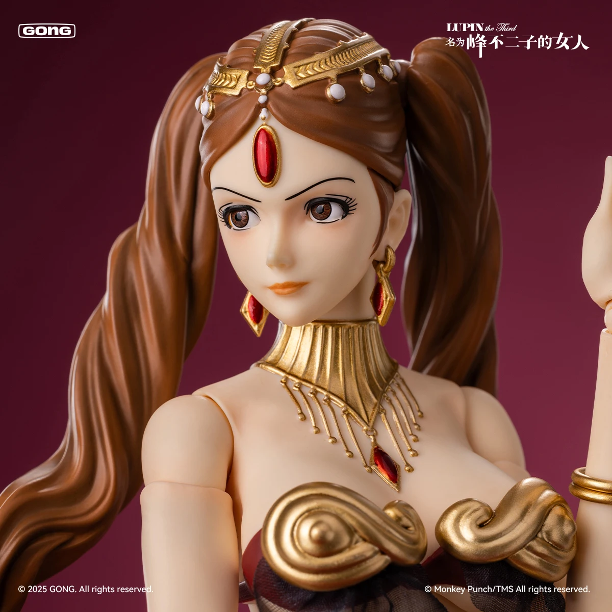 

Gong Popmart Feng Fujiko 1/6 тканевая одежда подвижная кукла Lu Bang III: женская названия Feng Fujiko коллекции подвижных кукол украшения