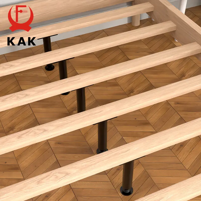 KAK Black Furniture Legs Adjustable Bed Beam Support Foot Sofa Table Feet Replacement Plastic Steel Heavy Duty Bed Hardware - Image 2