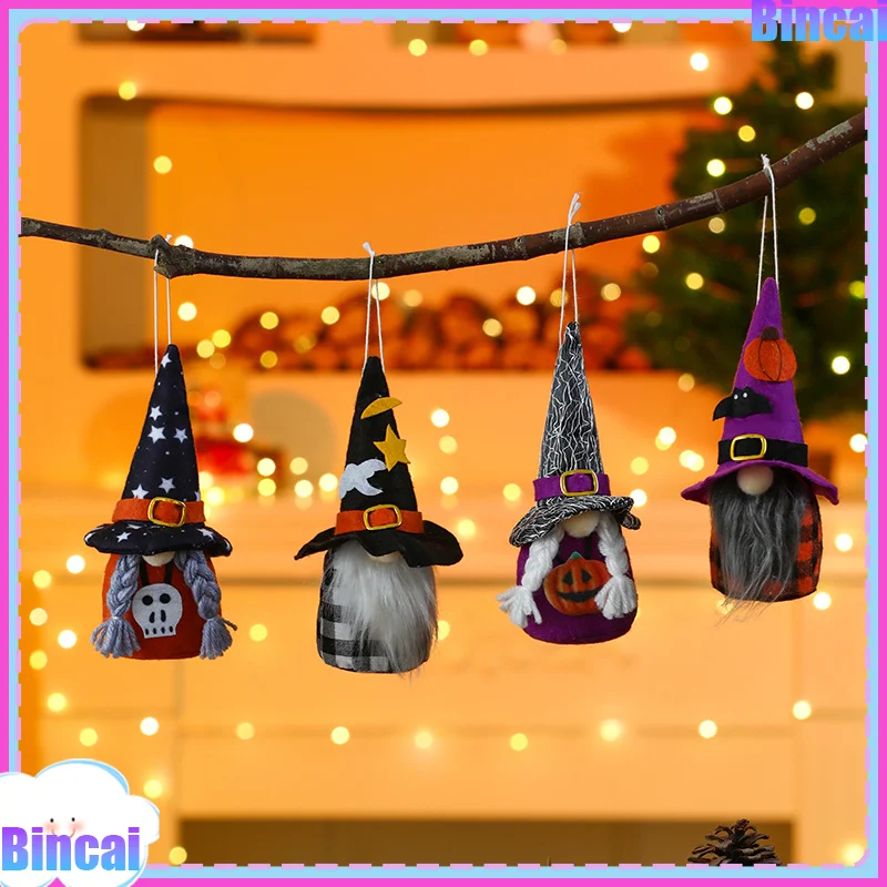 Creatieve dwerghanger Halloween decoraties voor slaapkamer woonkamer spookhuis feestaccessoire zachte knuffel knuffel