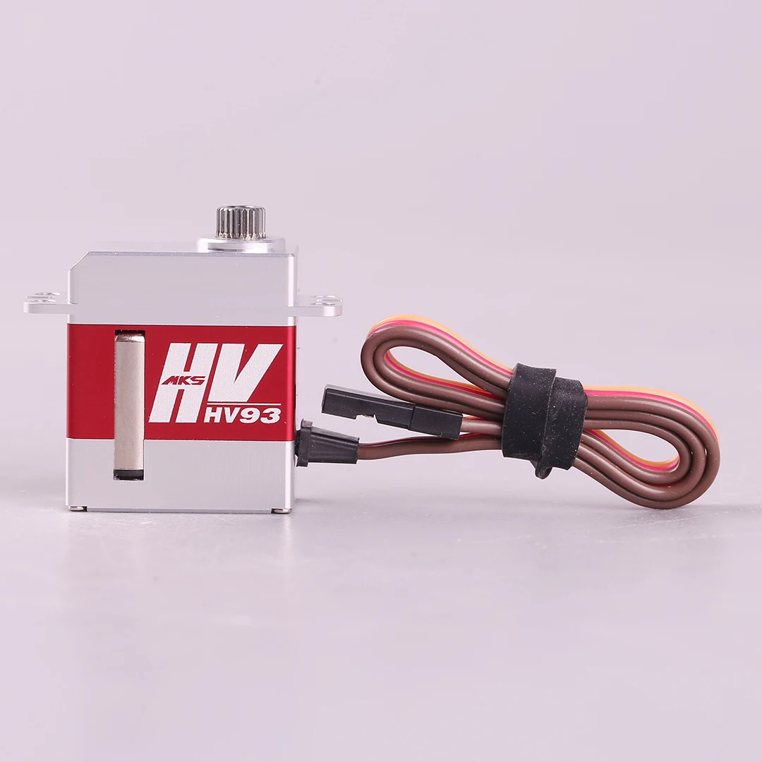 

MKS HV93 Steering Gear Hollow Cup Motor Metal Tooth Digital Steering Gear