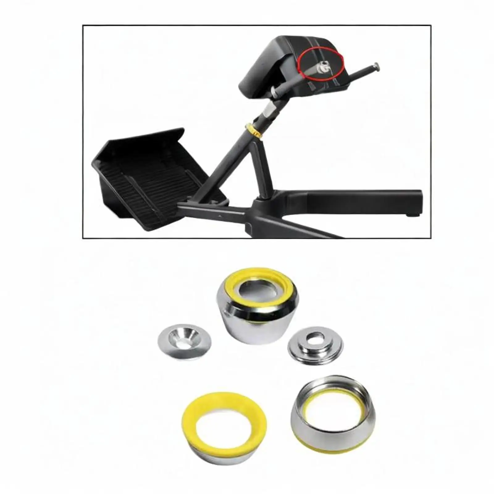 Gym Accessories Handle End Caps High Quality Aluminum Alloy Easy DIY Installation for Fitness Devices Home Workout