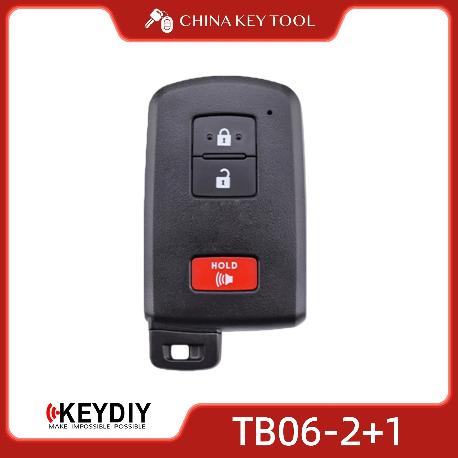 KEYDIY KD TB06-2+1 Universal Smart Remote Key 2+1 Buttons for Toyota Type