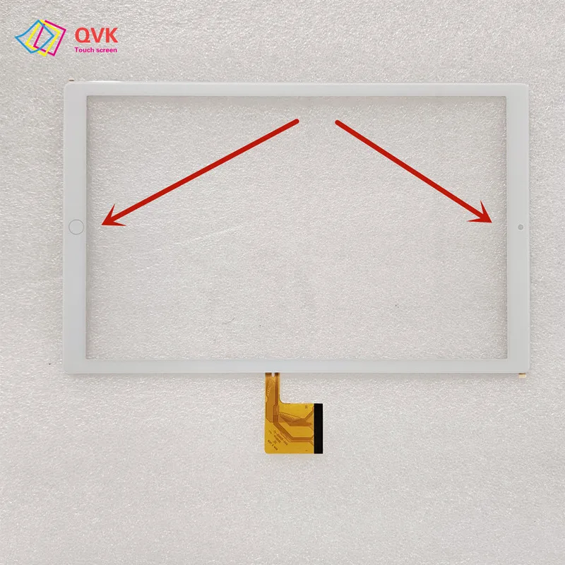 Digitizer tela de toque capacitivo branco, painel de vidro externo, 10.1 Polegada, 2.5D, P, N, KHX-10140B-V1, Sensor Tablet, KHX-10140B