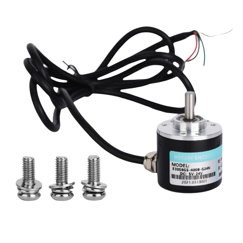 Encoder incrementale rotativo 38S6G5-B-G24N AB Connessione bifase 50P/R 5-24V Collector aperto CC ad albero solido Uscita NPN