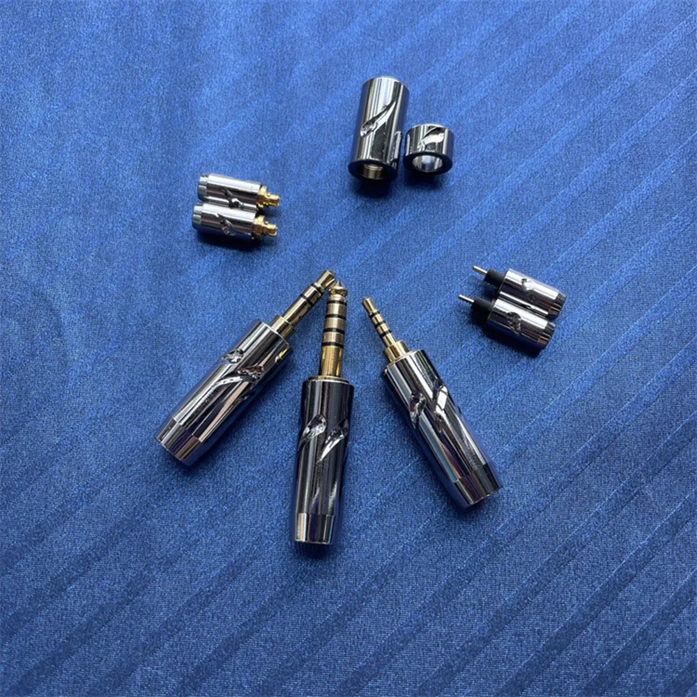 Mathiateur de prise jack pour écouteurs en métal, 1 ensemble, accessoires pour écouteurs, MMCX 0.78 A2DC IE400 2.5 3.5 4.4