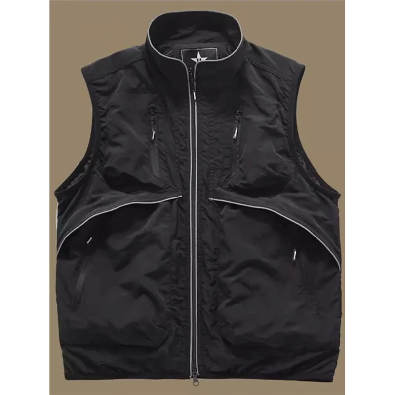 

Летний свободный жилет размера плюс 300, рабочая одежда с несколькими карманами, верхняя одежда, универсальная повседневная одежда для отдыха